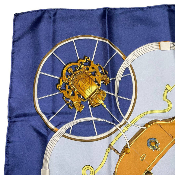 Hermes Springs 100% Silk Scarf by Philippe Ledoux 90cm × 90cm Square Carre - Picture 5 of 16